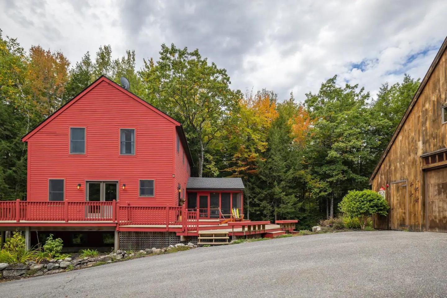 Big Red Cottage Near Sunapee And New London Exterior foto