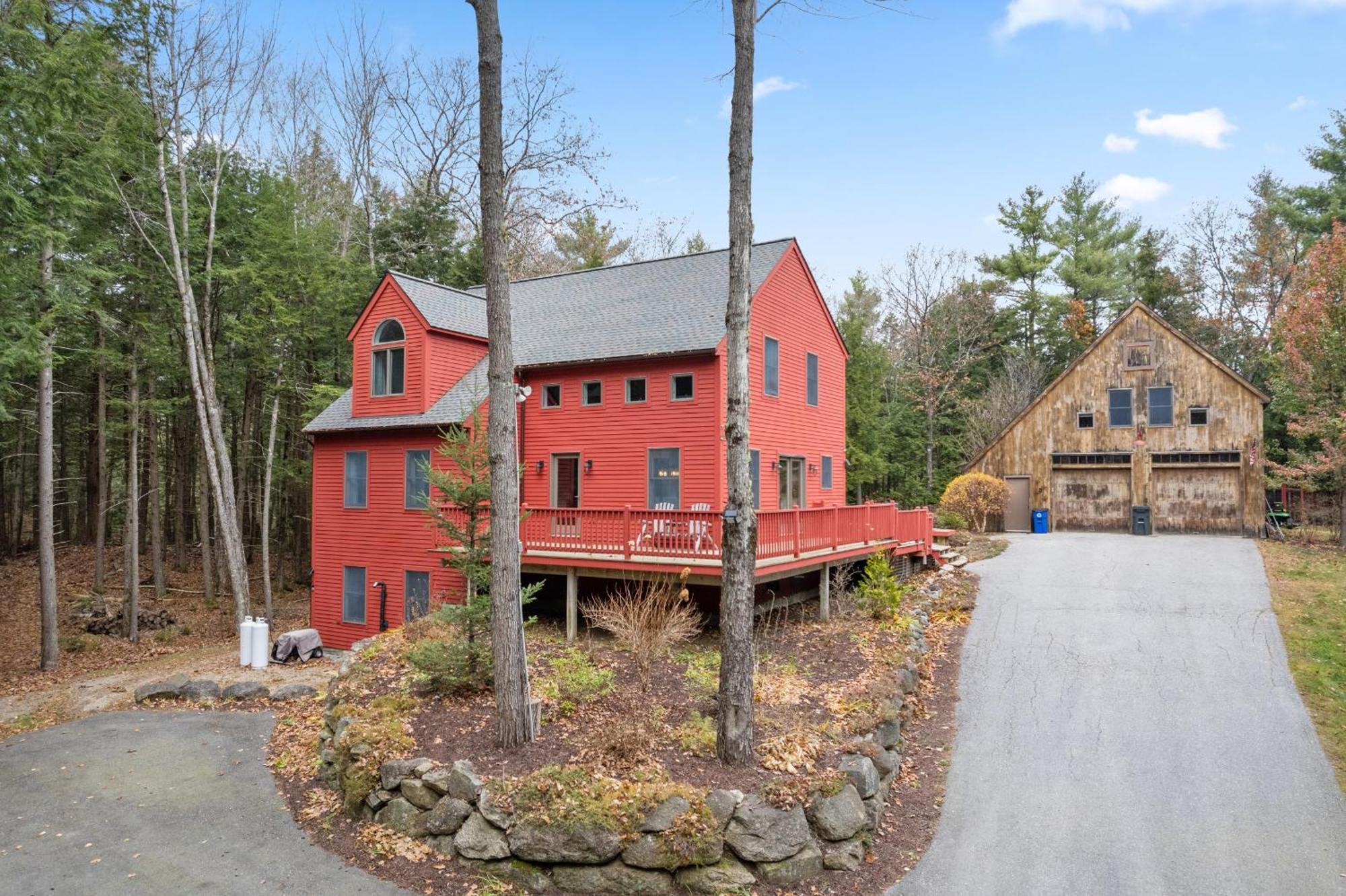 Big Red Cottage Near Sunapee And New London Exterior foto