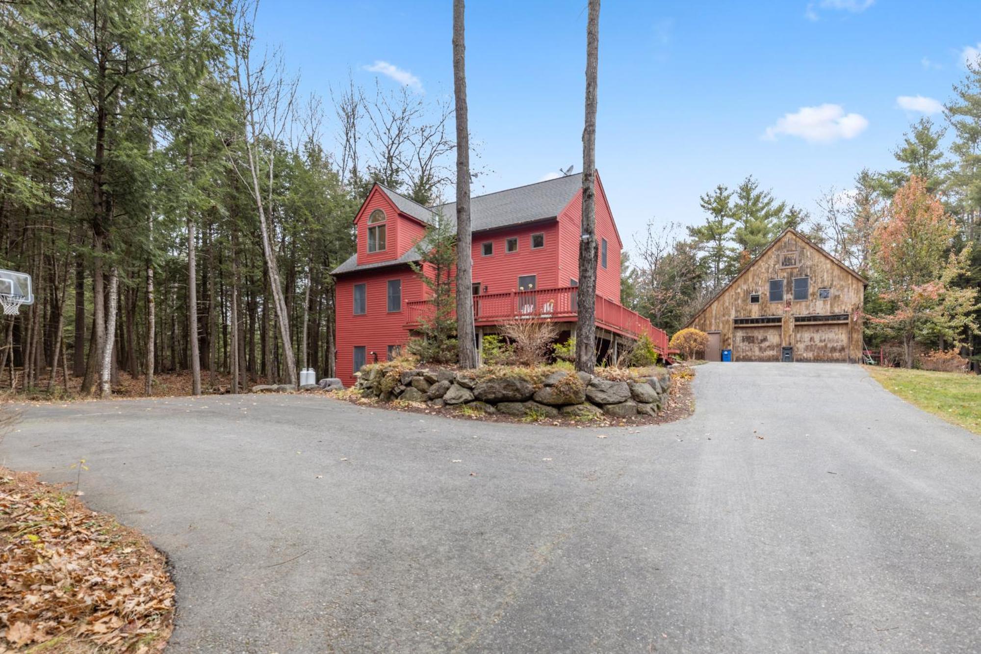 Big Red Cottage Near Sunapee And New London Exterior foto