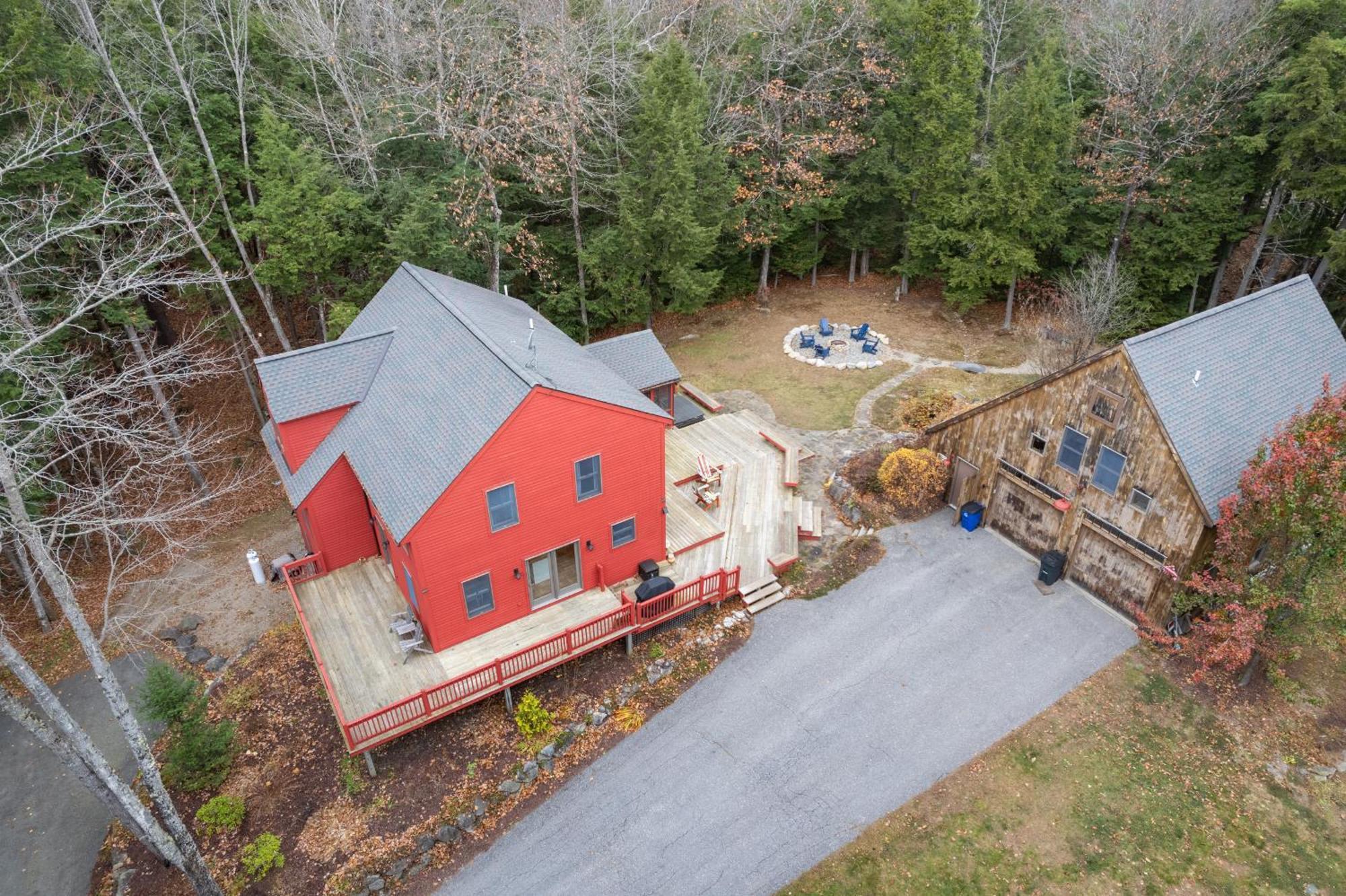 Big Red Cottage Near Sunapee And New London Exterior foto