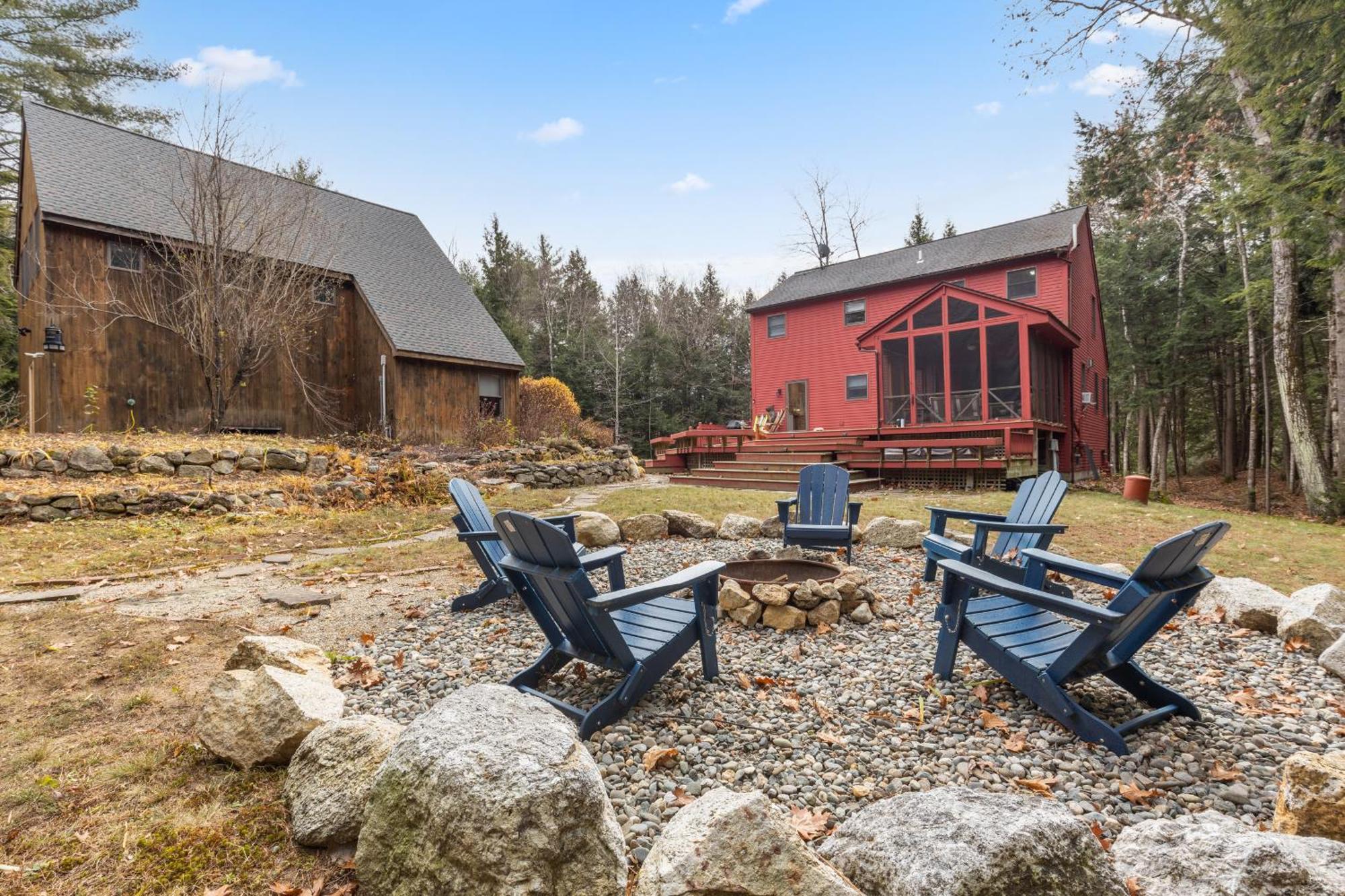 Big Red Cottage Near Sunapee And New London Exterior foto