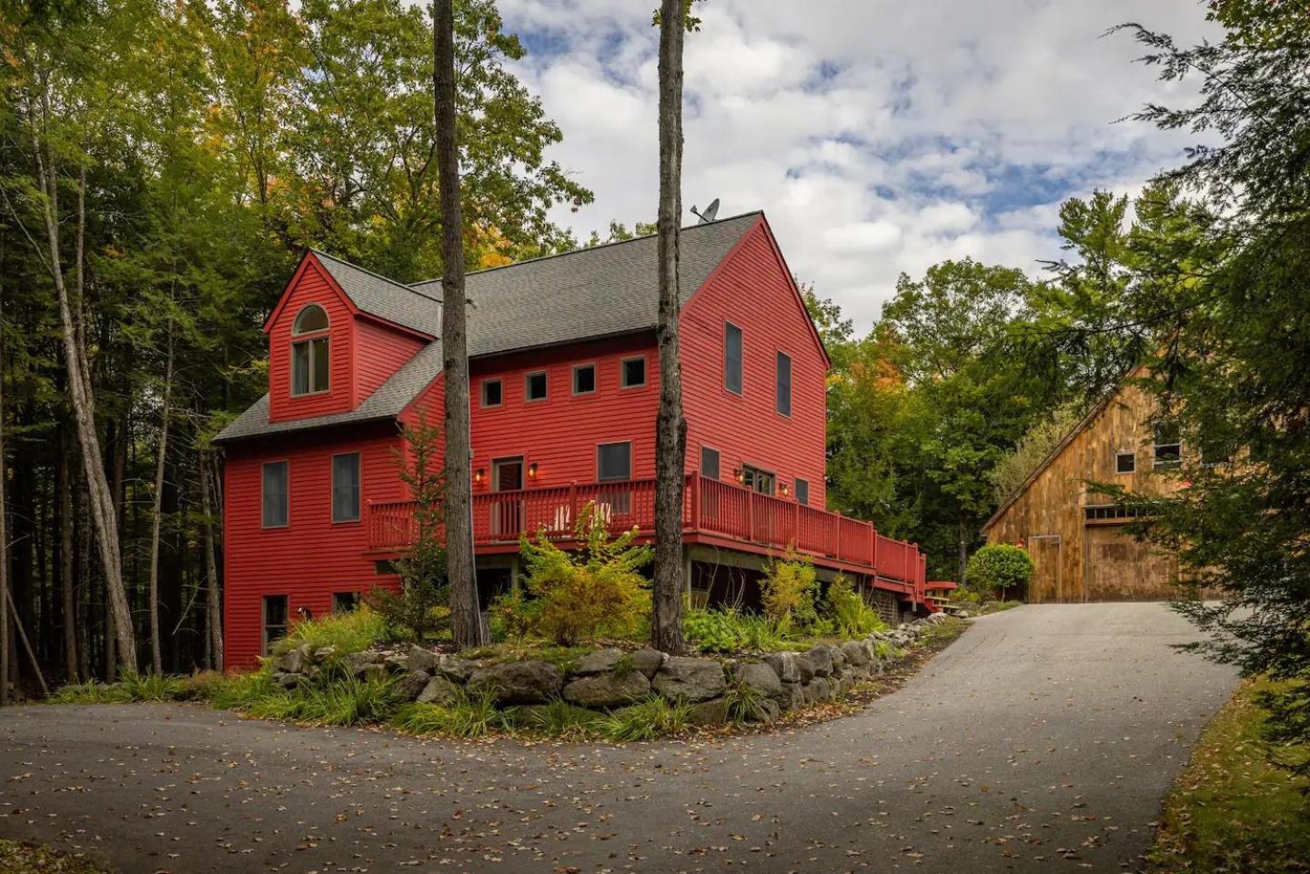 Big Red Cottage Near Sunapee And New London Exterior foto