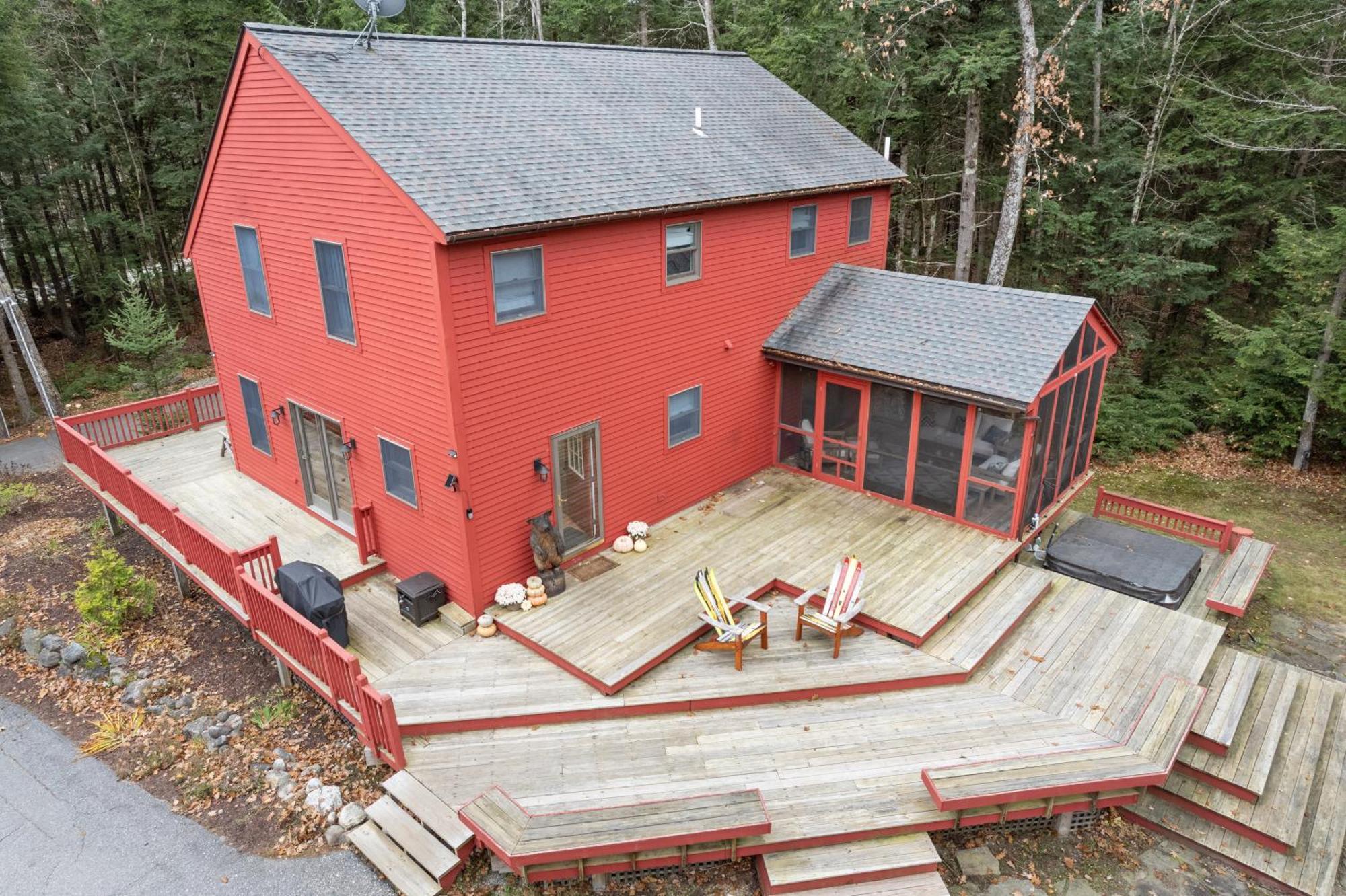 Big Red Cottage Near Sunapee And New London Exterior foto