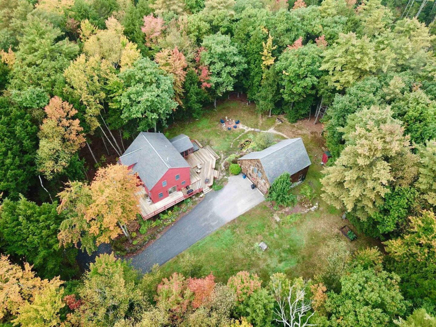 Big Red Cottage Near Sunapee And New London Exterior foto