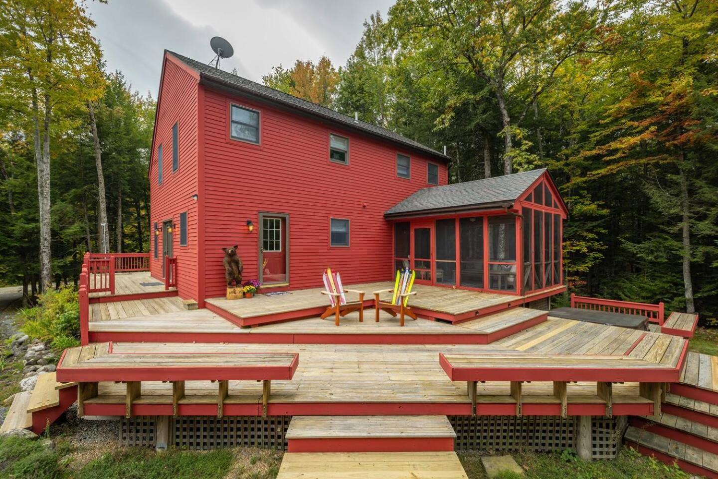 Big Red Cottage Near Sunapee And New London Exterior foto